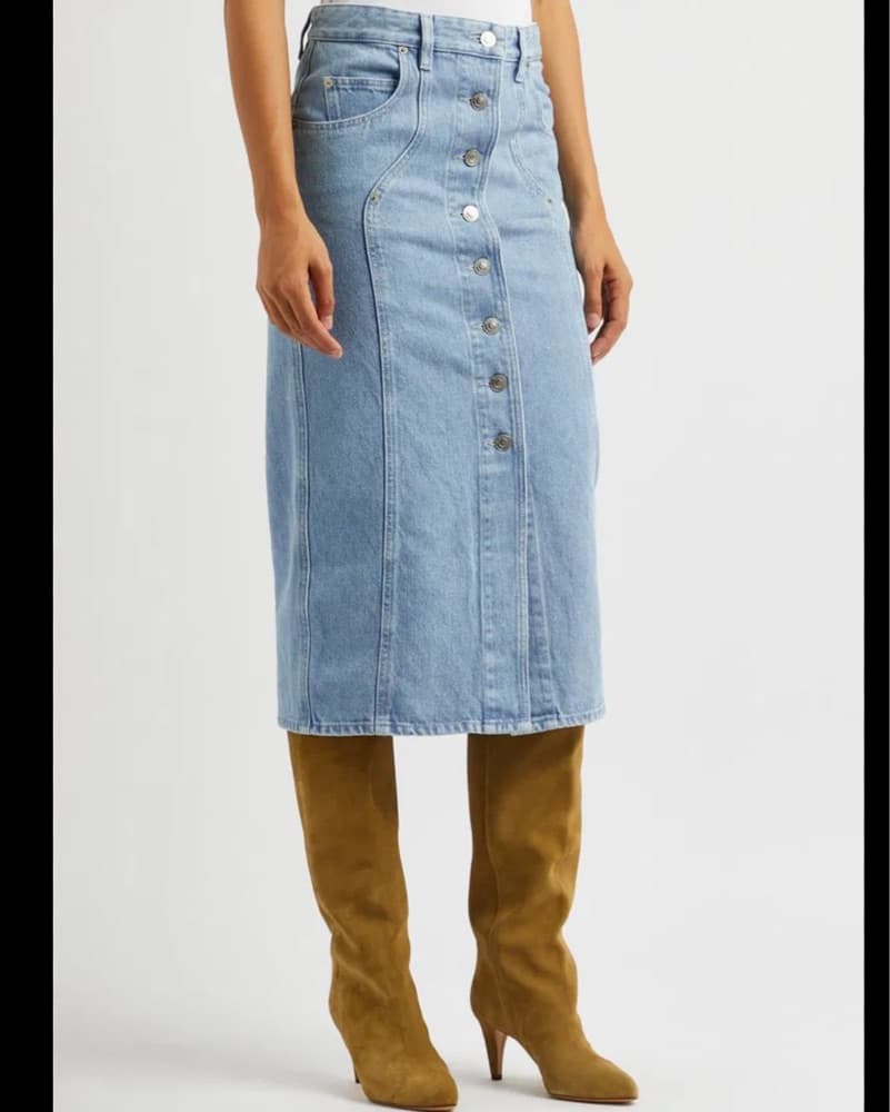 Isabel Marant *NEW* Vandy Denim Skirt - Image 2