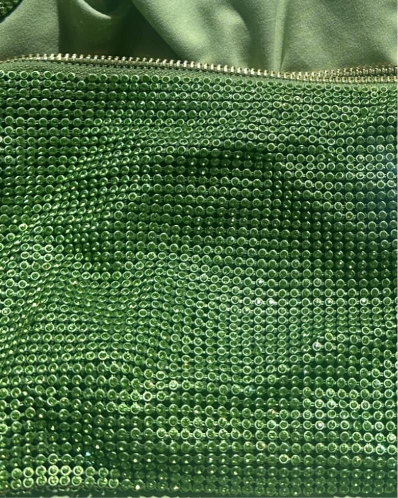 Green Rhinestone Sequin Bag - Image 2