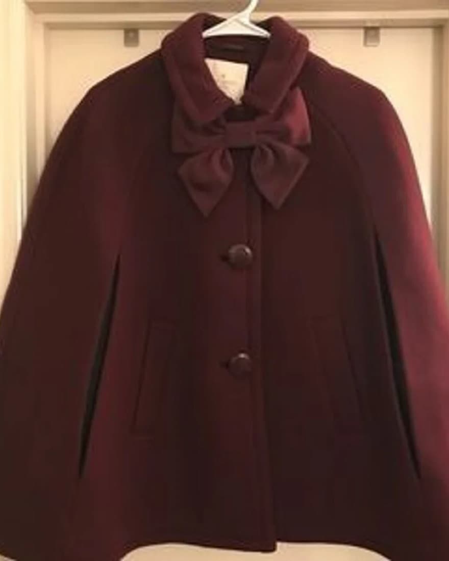 Kate Spade Cape- Burgundy - Image 1