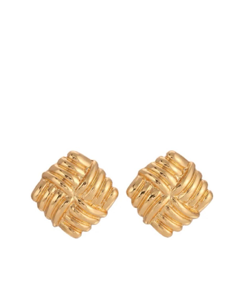 Heaven Mayhem Wind Gold Earrings - Image 1
