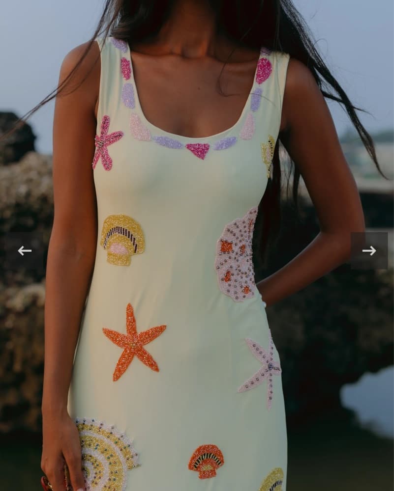 New York Bold Strapped Maxi Dress OCEANU - Image 3