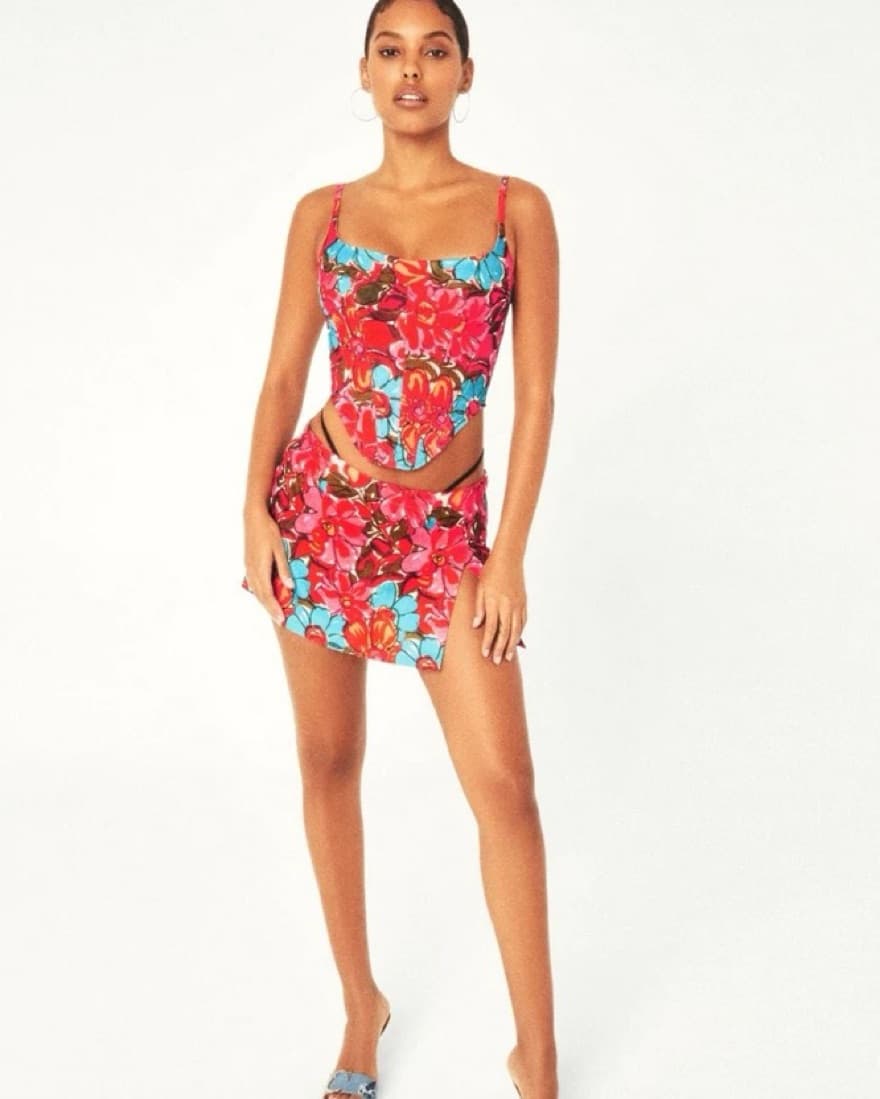 Miaou Venus Corset Parisian Flower Rouge - Image 2