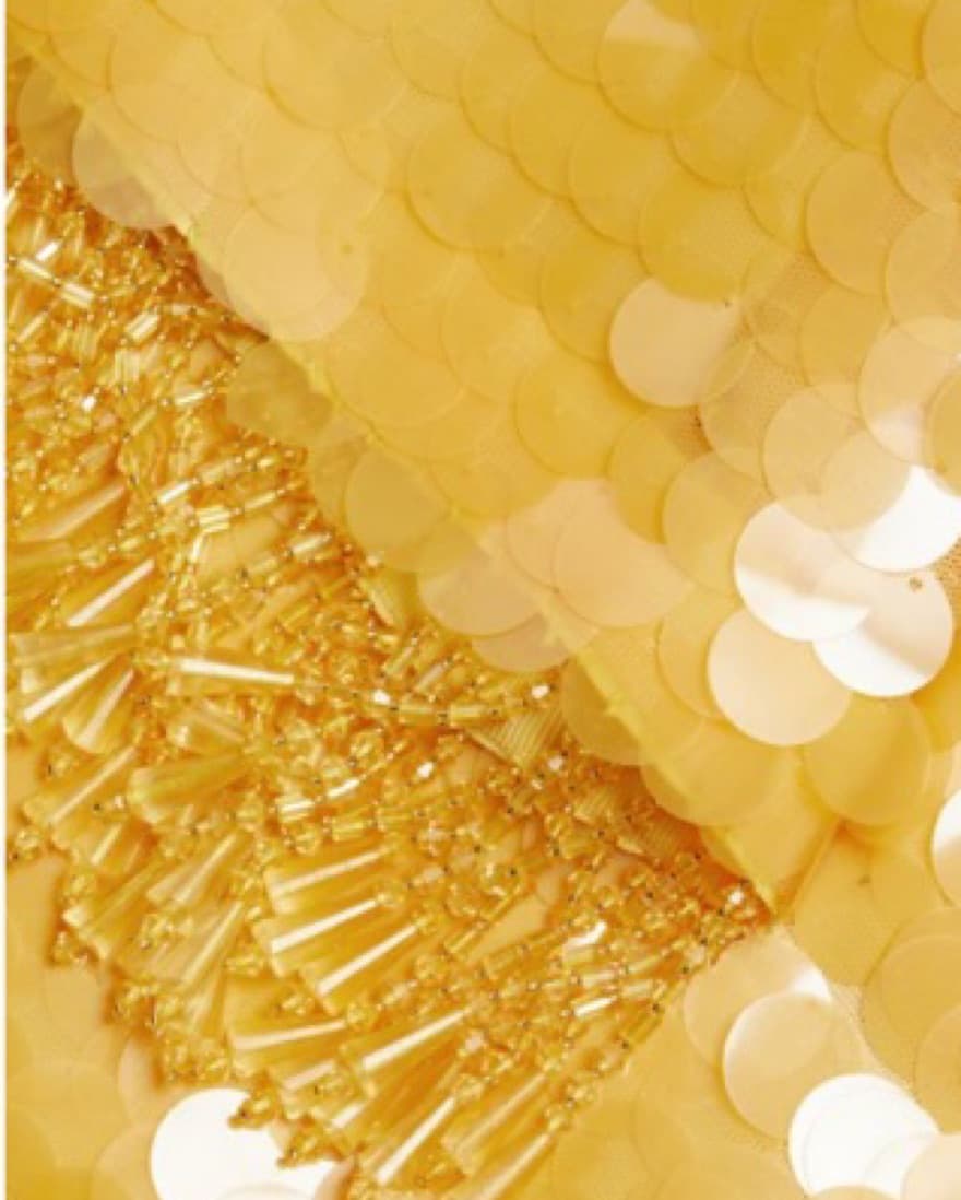 Alexis Zenovia Marigold Sequin Dress - Image 4