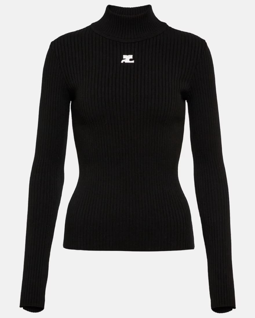 Black Courreges Turtleneck - Image 2