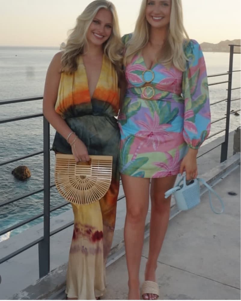 Mes Demoiselles Silk V-Neck Maxi Dress - Image 3