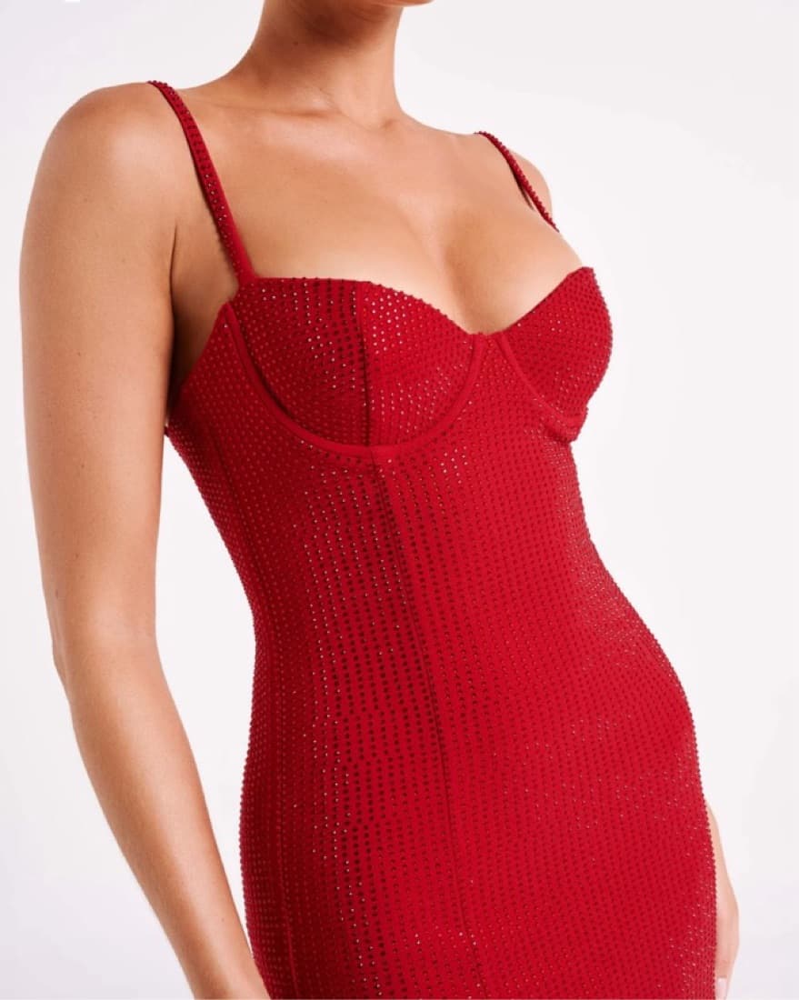 Red Meshki Dress - Image 4