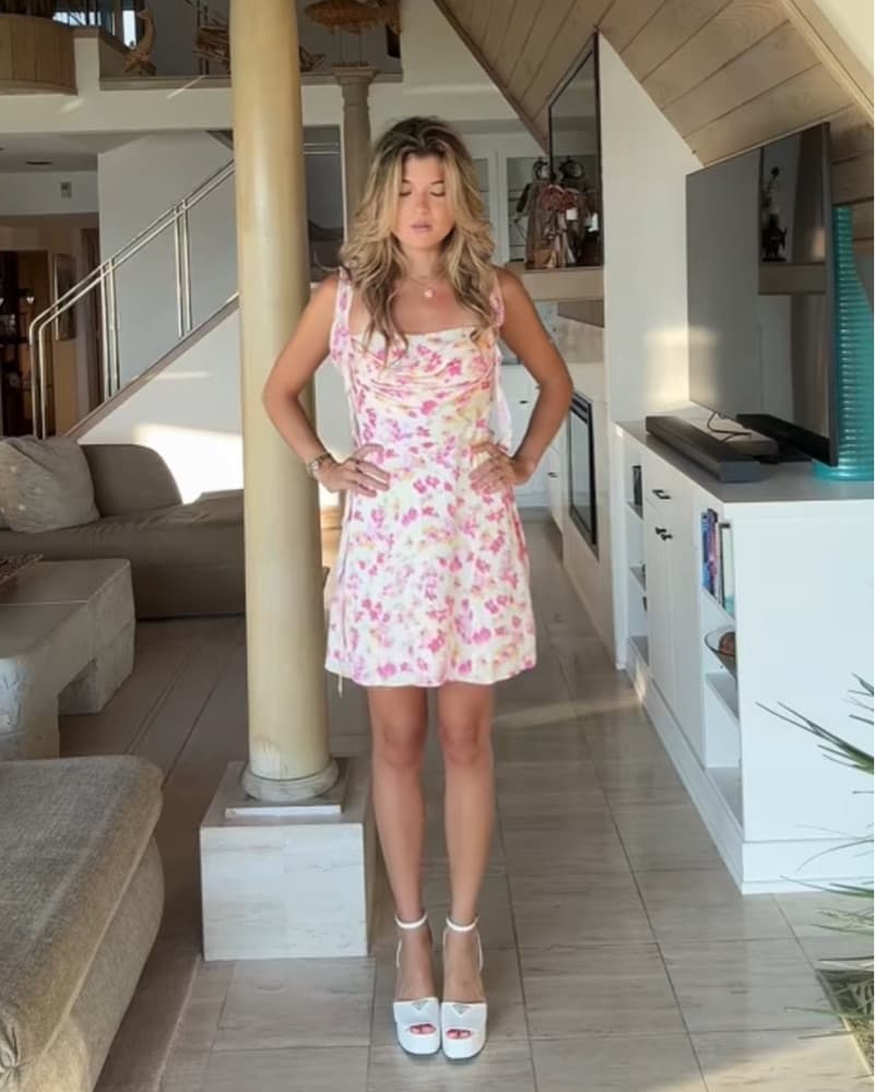 Maje Floral Mini Dress - Image 3