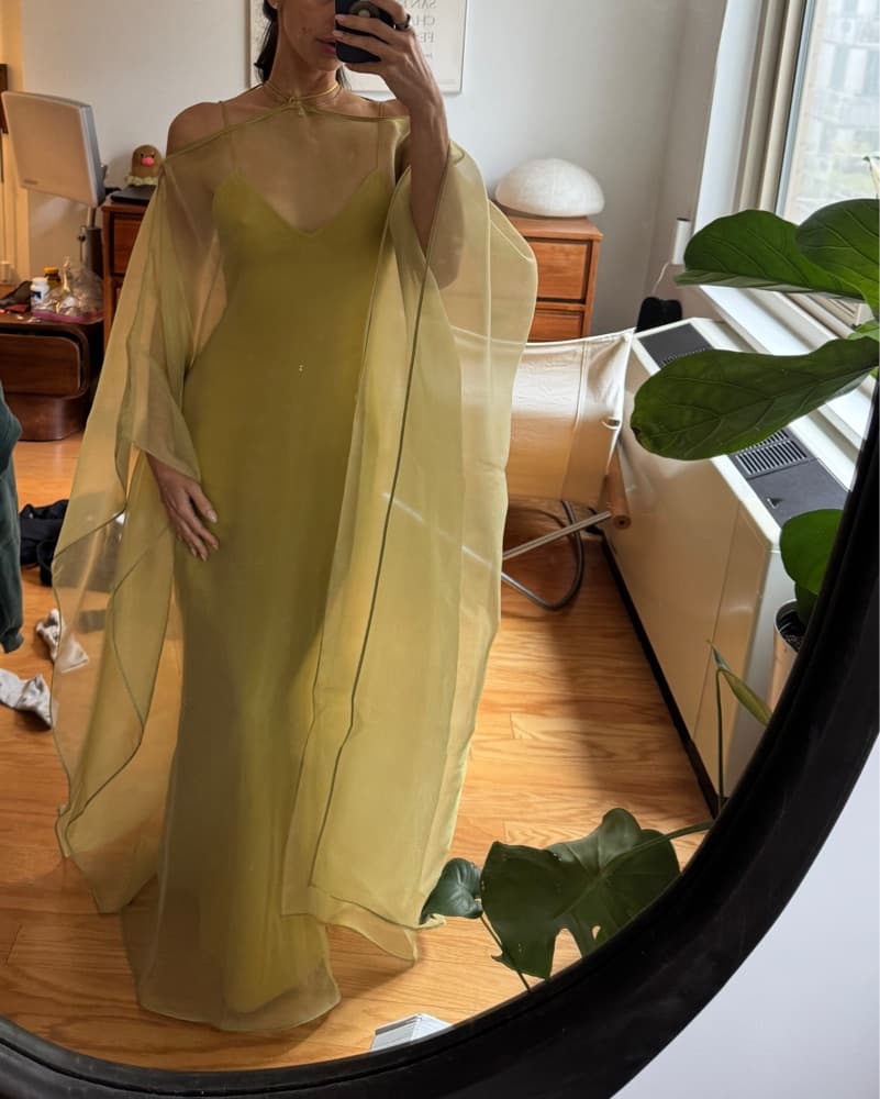 TALLER MARMO Sza Spirito organza kaftan - Image 5