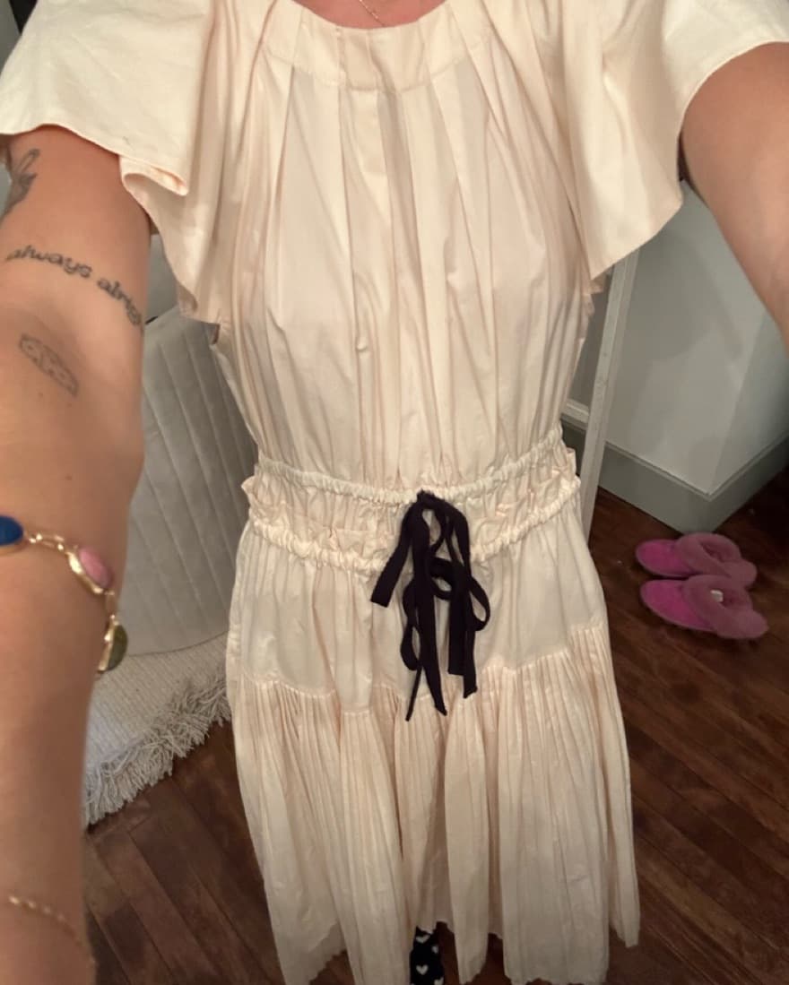 Ulla Johnson Blush Pink Pleated Dress - Image 6