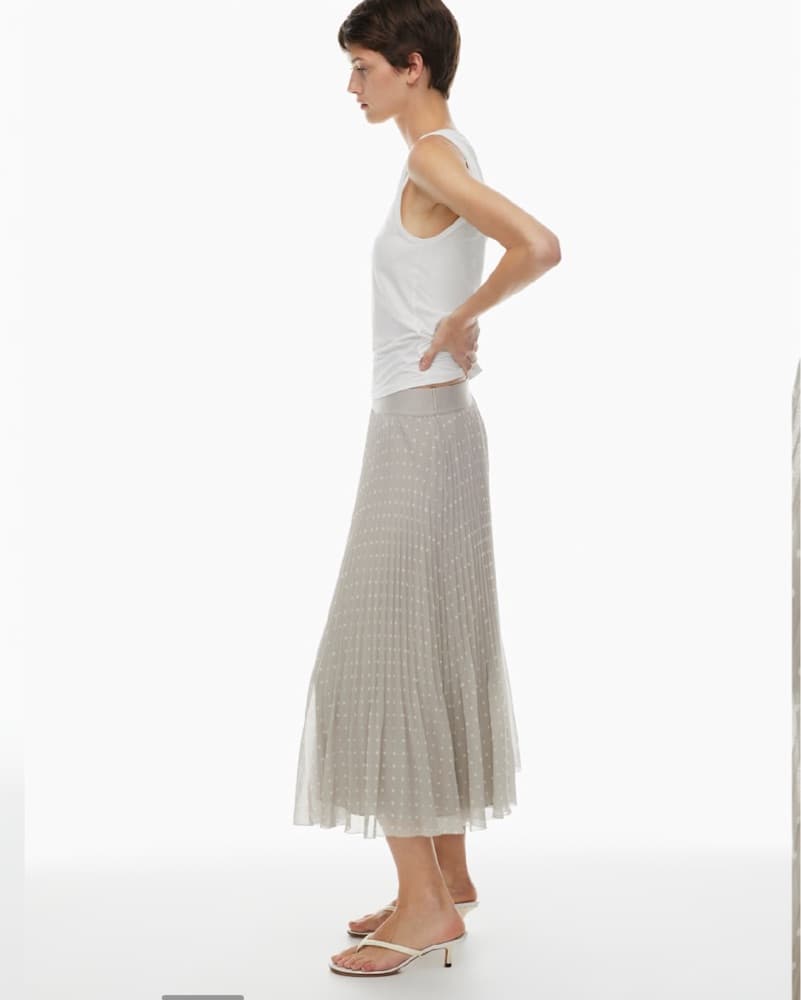 Aritzia Wilfred Twirl Pleated Skirt - Image 2