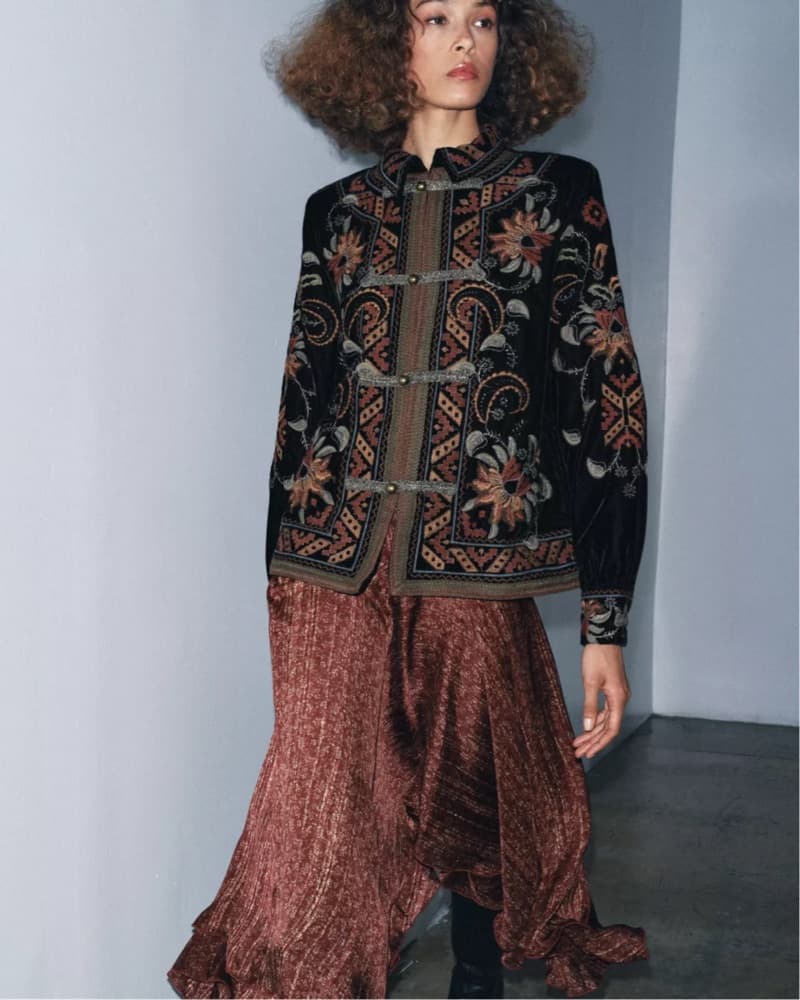 Statement Velour Jacket  - Image 2