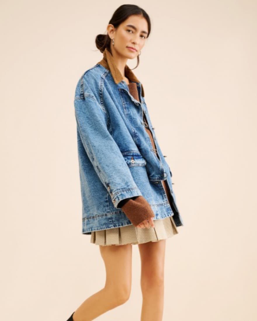 Denim Barn Jacket - Image 1