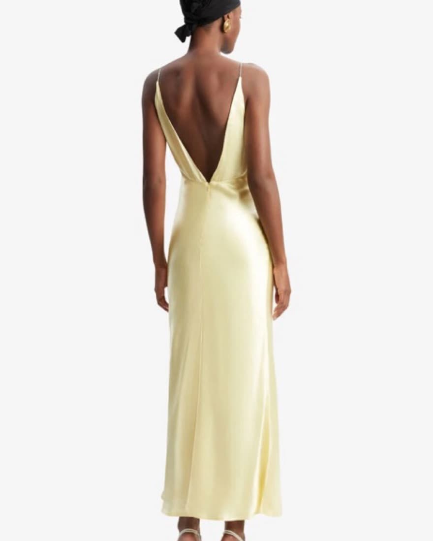 Bardot Yellow Dress - Image 2