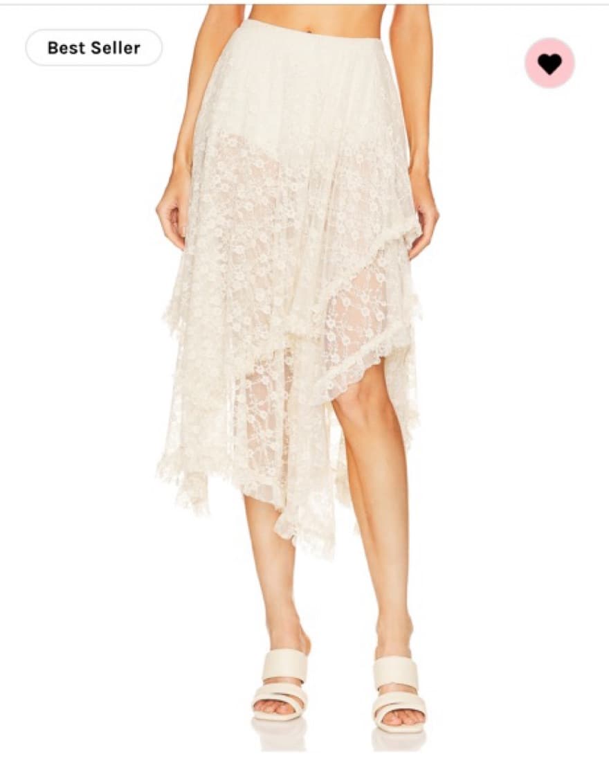 Free People Lace Maxi Skirt - Image 2