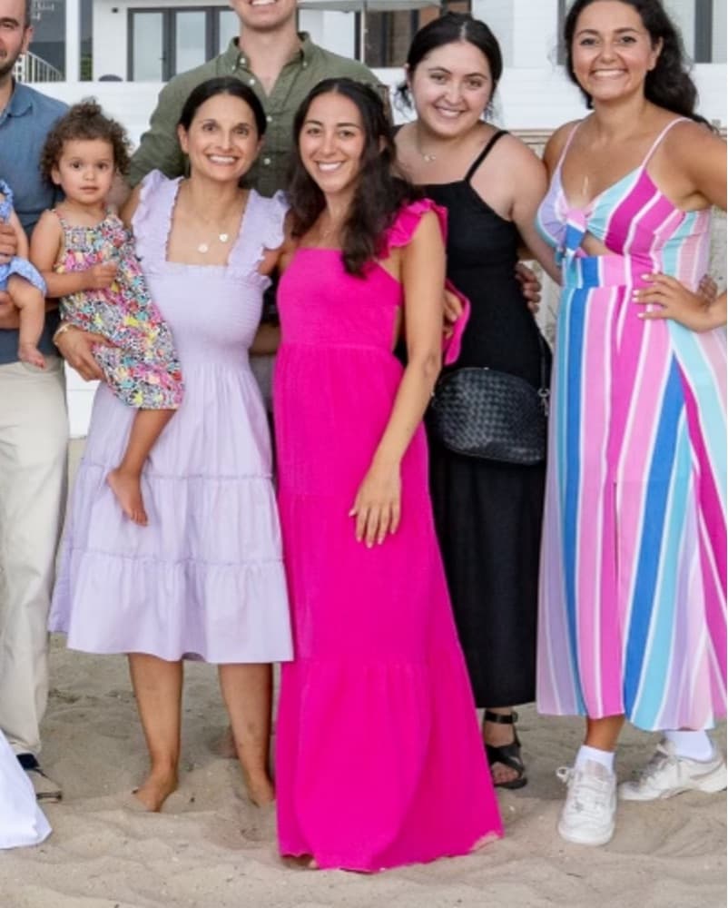 Hot Pink Flowy Maxi Dress - Image 1