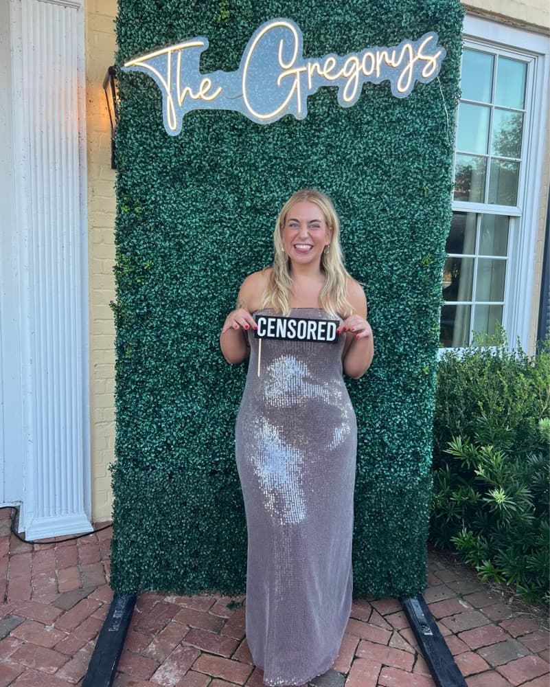 Hutch Sequin Strapless Maxi Dress - Image 2
