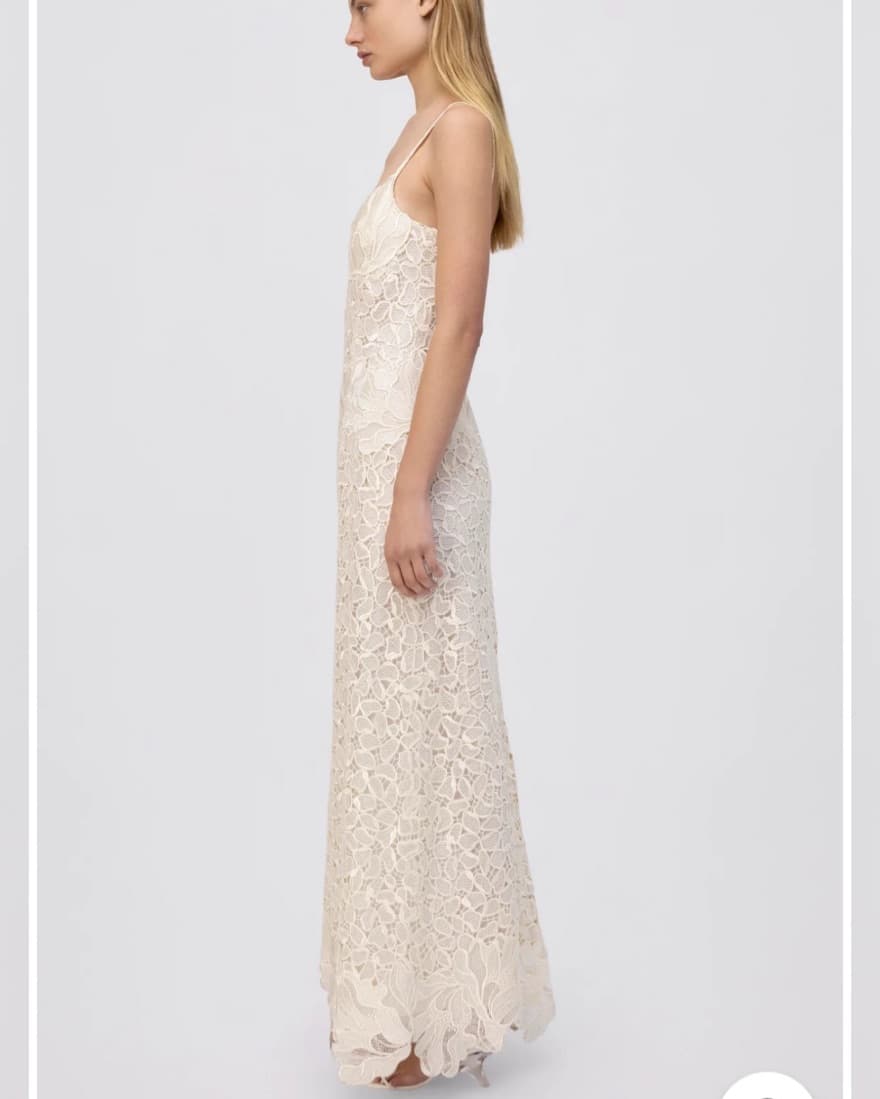 Simkhai Phoenix Dress Ivory Floral Lace  - Image 2