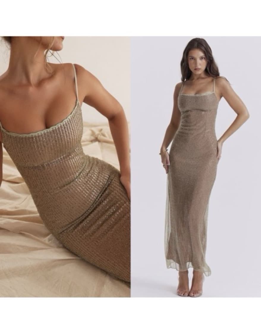 House of CB Alondra Beaded Dress Medium  - Image 1