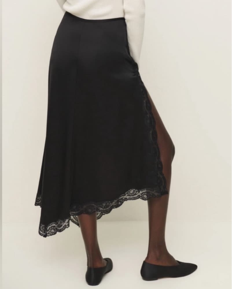 Reformation Silk Midi Skirt - Image 3