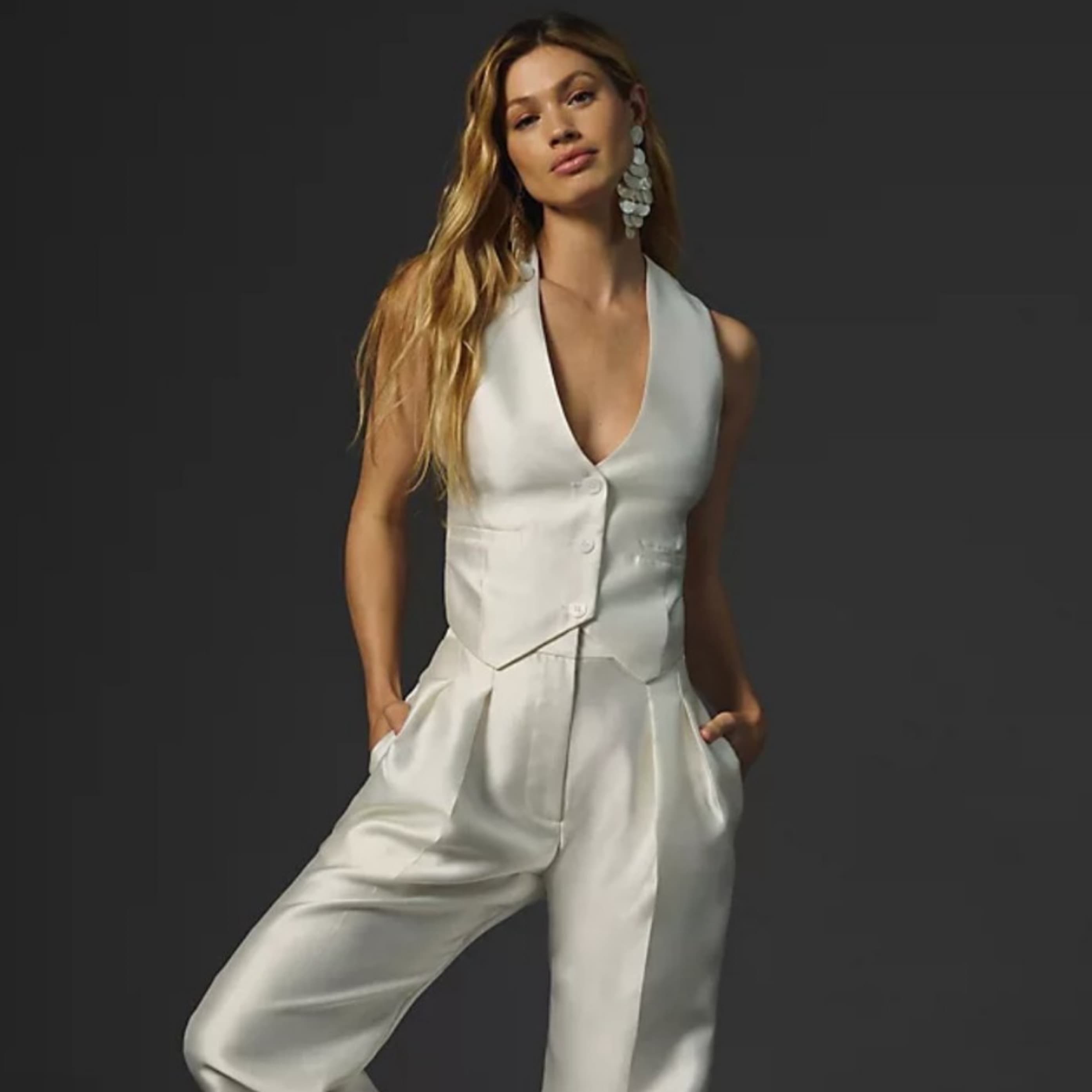 Ronny Kobo White Suit Set  - Image 1