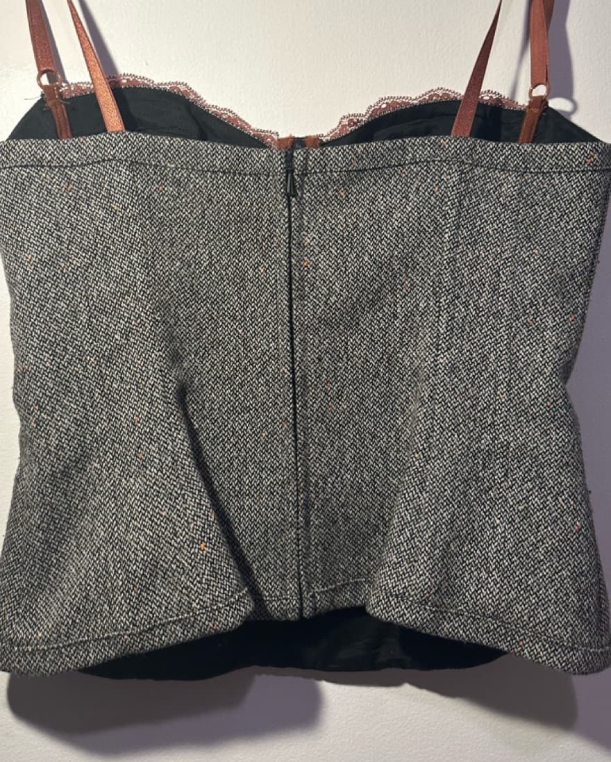 Wool Vintage D&G Corset - Image 5