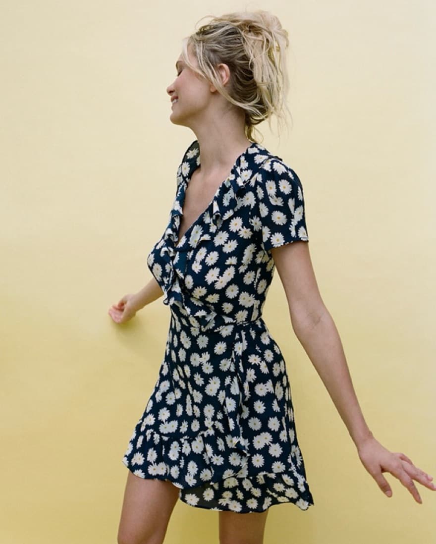 Realisation Par Wrap Mini Dress  - Image 1