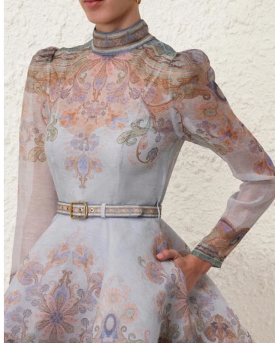 Zimmermann Eden Belted Mini Dress  - Image 4