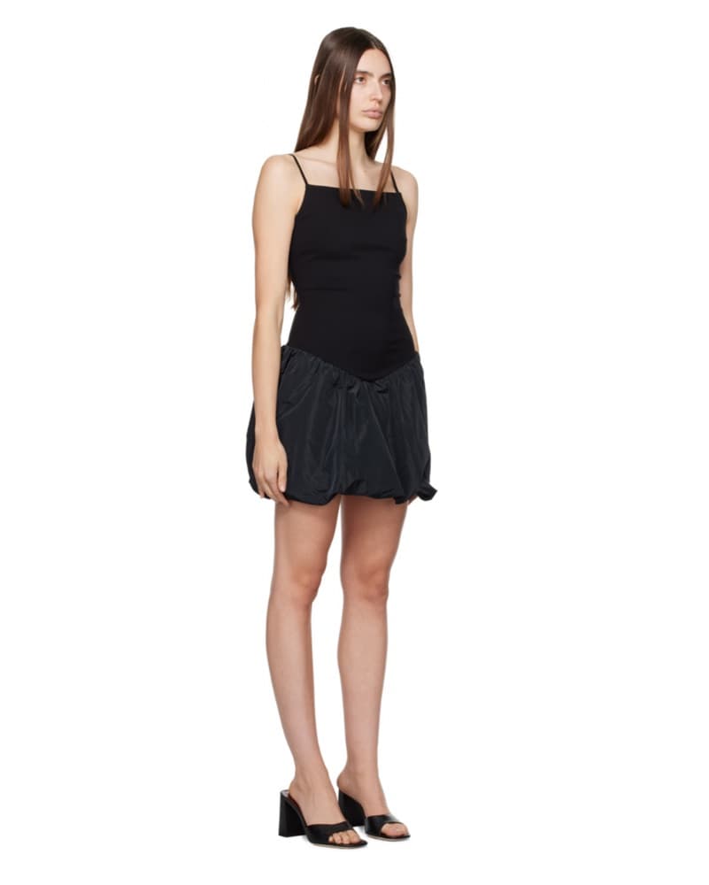 STAUD Black Ablee Mini Dress - Image 2
