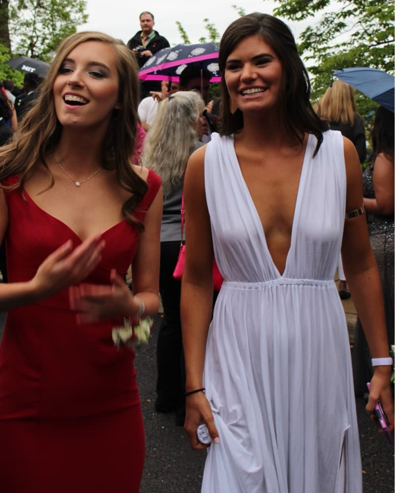 Greek Gooddess Maxi Dress with Side Slit - Image 1