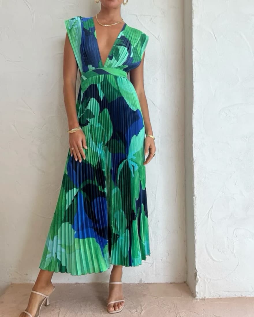 L’IDEE Gala Gown - Capri Green - Image 2