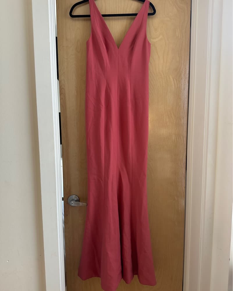 Salmon Cinq a Sept Gown - Image 3