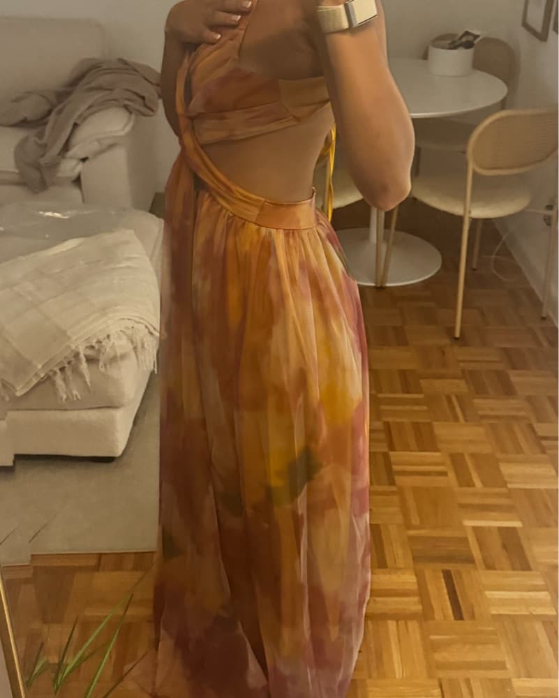 Vibrant Tie-Dye Maxi Dress - Image 2