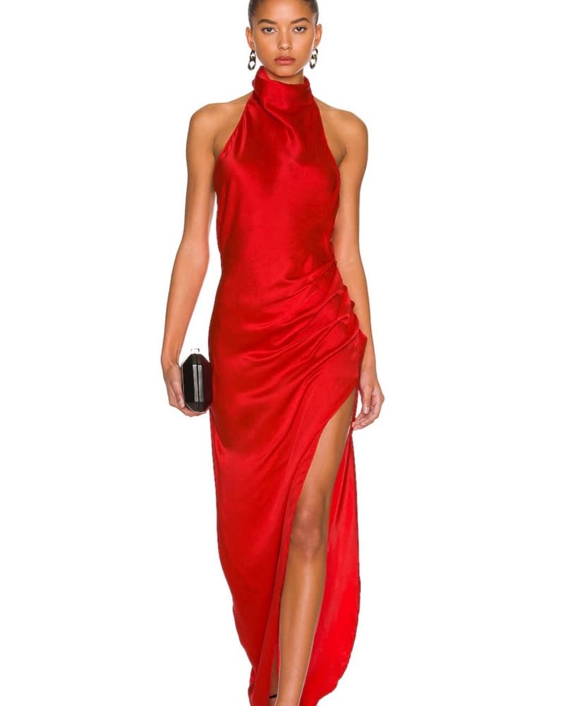 X REVOLVE Samba Gown in Candy Apple - Image 1