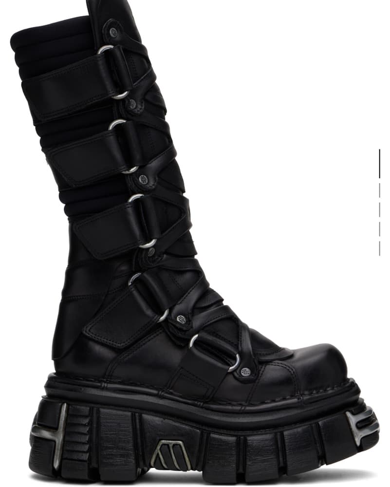 VETEMENTS New Rock Edition Tower Boots - Image 1