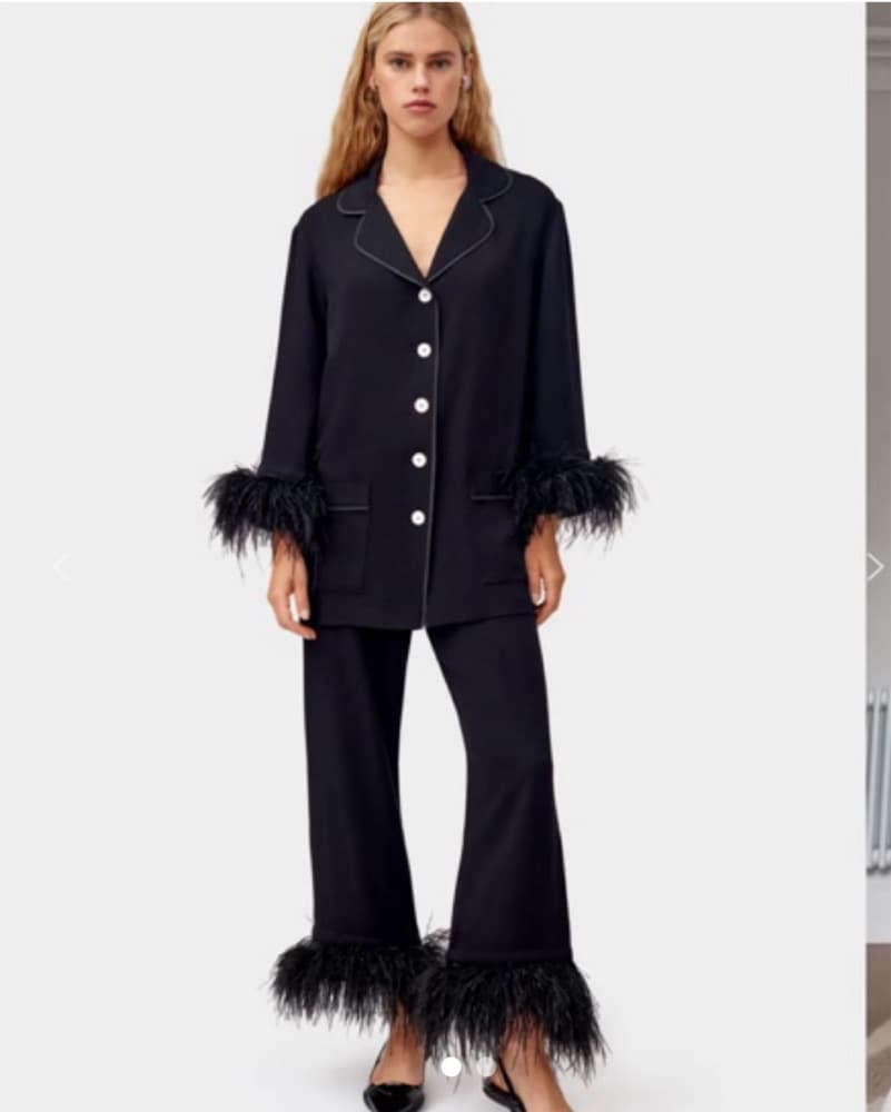 SLEEPER Party Pajamas Set with Feathers - Image 1