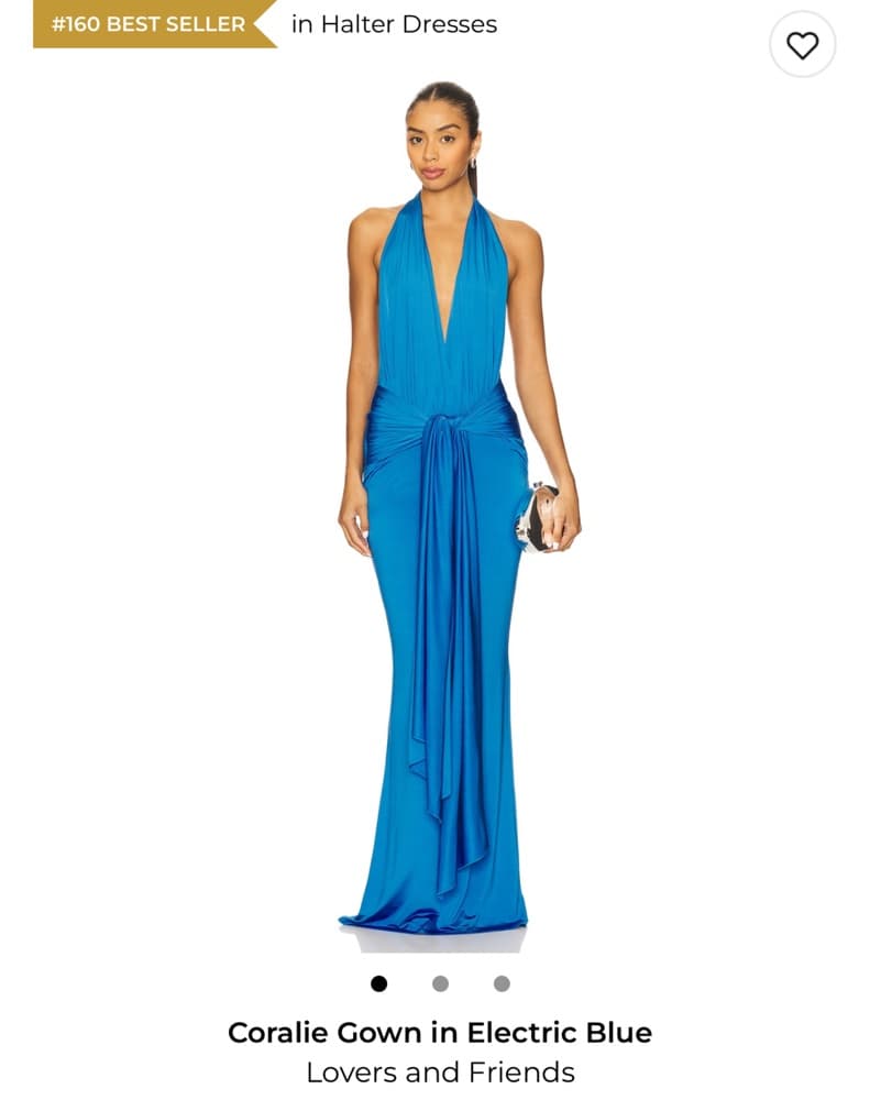 Lovers And Friends Blue Long Dress - Image 3