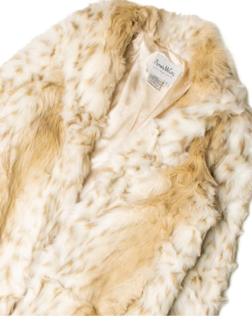 FloorLength Mob Wife Faux Fur Coat - Image 3