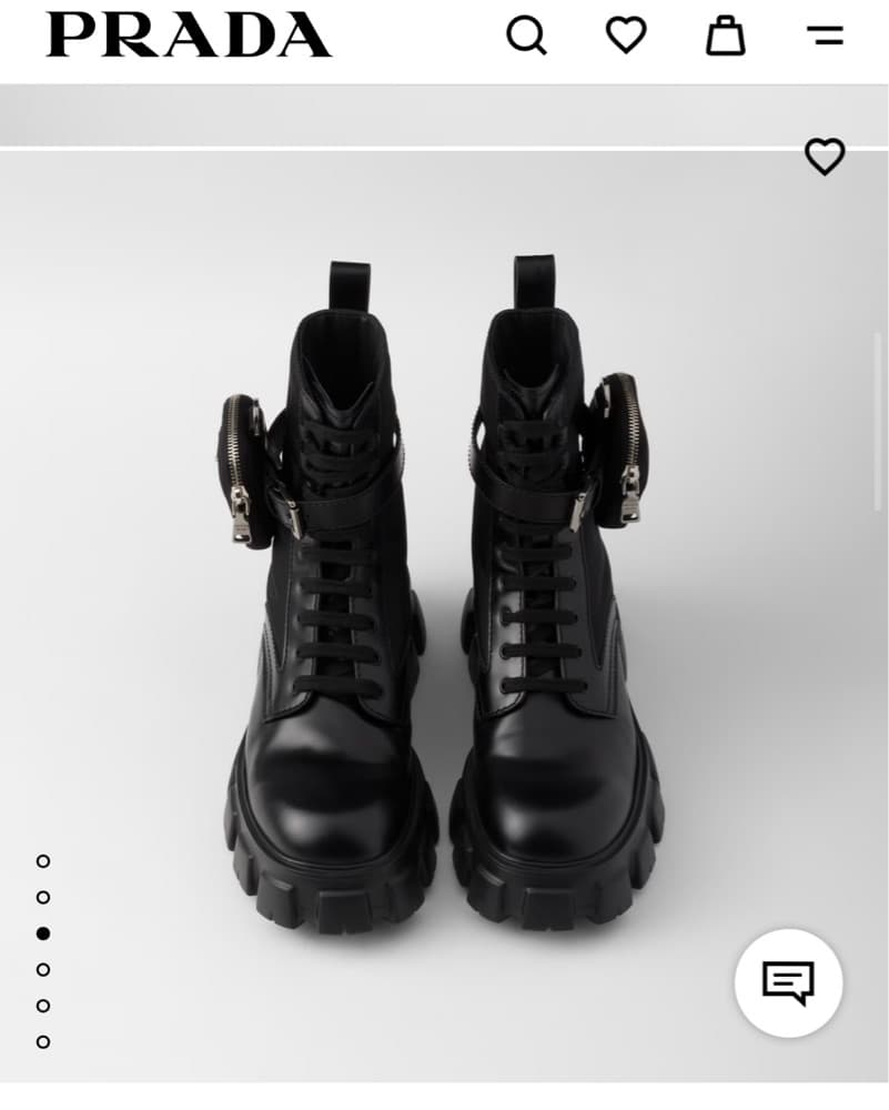 Rugged Prada Combat Boots - Image 1