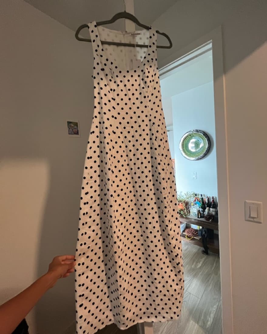 Reformation Jaylen Linen Dress - Image 3