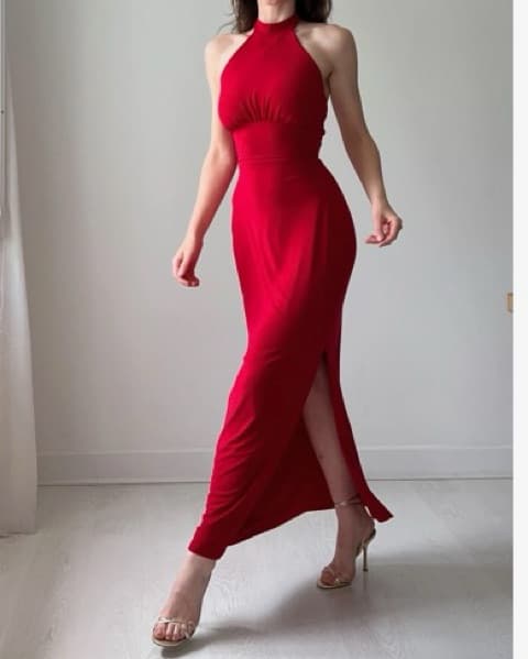 Aym-Studio Red Gown  - Image 1