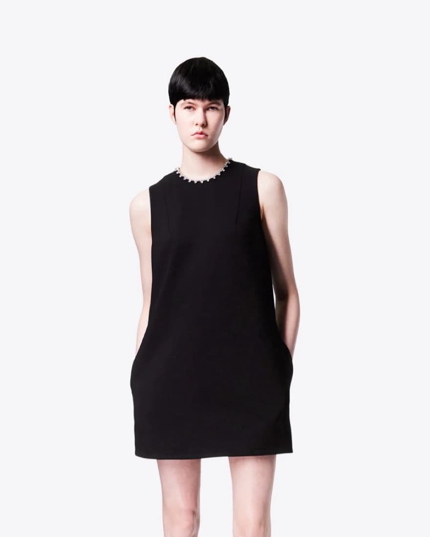 Formal Black Baby Doll Dress  - Image 1