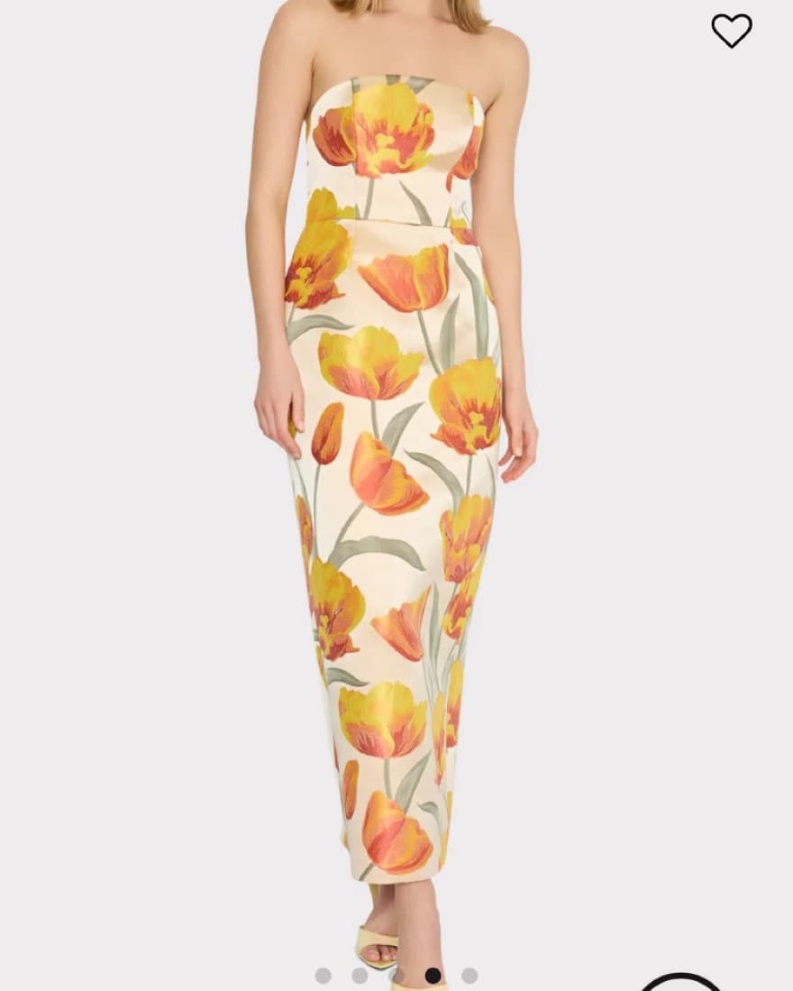 Milly Orion Tulip Jacquard Dress - Image 1
