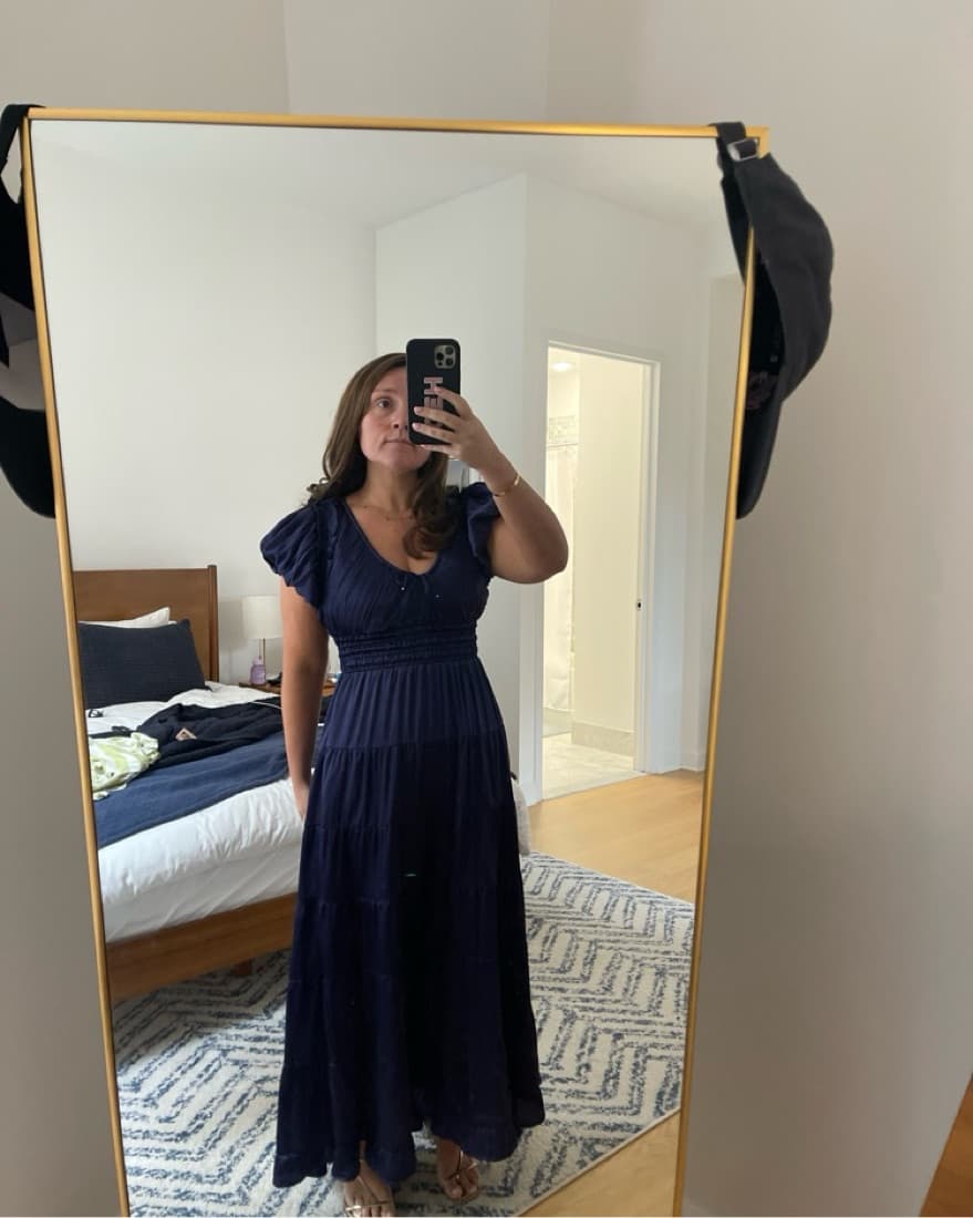 Navy Caroline Maxi  - Image 1