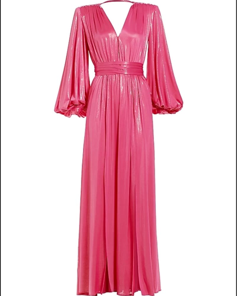 Pink Metallic Gown - Image 1
