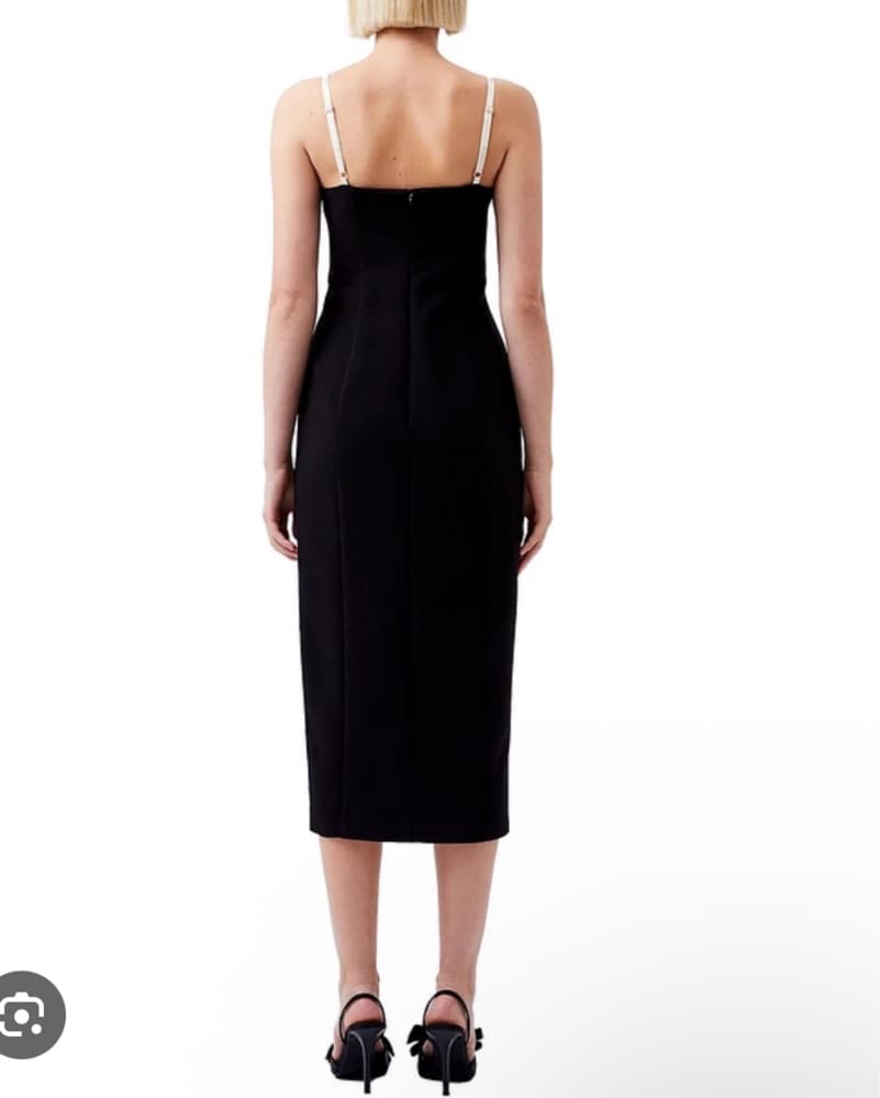 Azra Twill Corset Sweetheart Neck Sleeve - Image 2