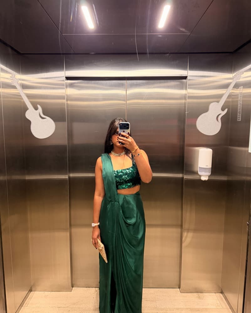 Sani Pre-Drape Saree - Image 1