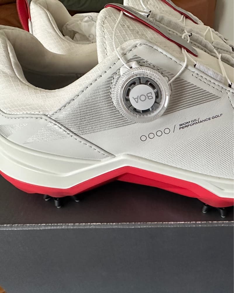 White Ecco Golf Shoes  - Image 2
