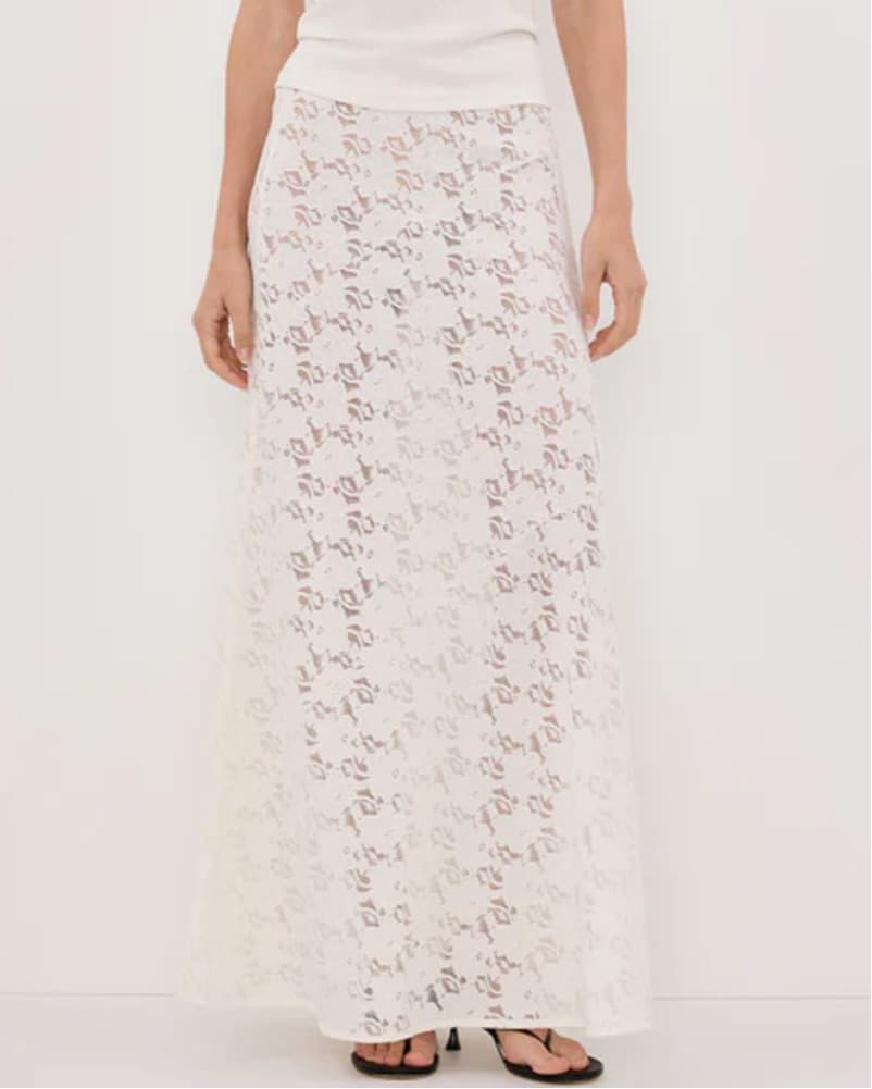 DISHH Loula White Lace Skirt - Image 4