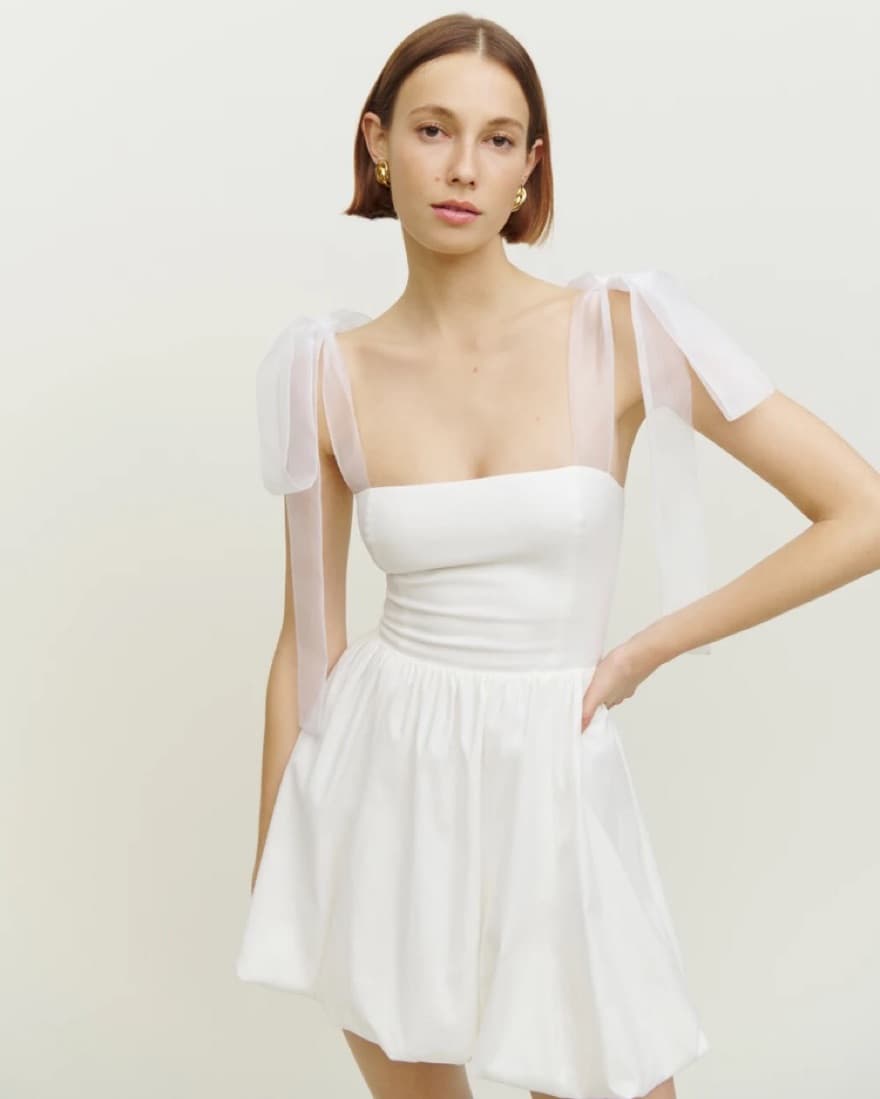 Reformation White Dress - Image 1
