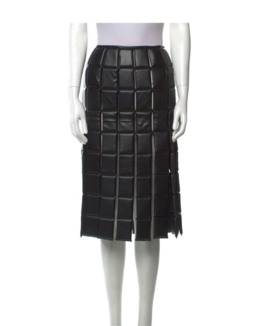 Awake Mode Leather Skirt - Image 3